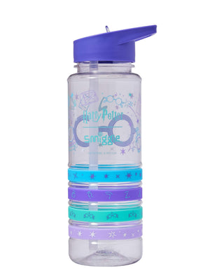 Smiggle - Harry Potter Botella de agua sin BPA con pajita de 750 ml