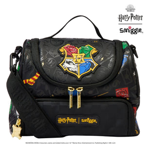 Smiggle - Fiambrera de doble capa con correa Harry Potter