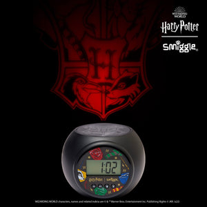 Smiggle - Harry Potter Reloj de mesa digital con proyector y luz