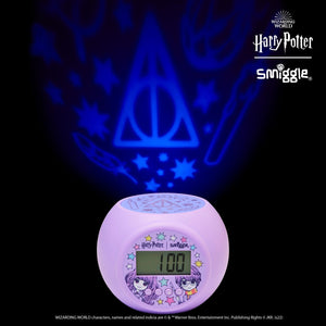 Smiggle - Harry Potter Reloj de mesa digital con proyector y luz