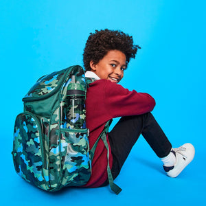 Smiggle - Mochila Hide Access verde militar