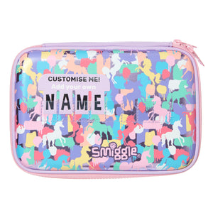 Smiggle - Estuche rígido Illusion con nombre