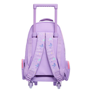 Smiggle - Mochila trolley con ruedas iluminadas Sky Trolley