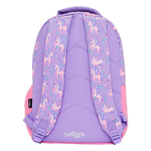 Mochila Smiggle Jump de unicornio rosa
