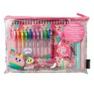 Smiggle - Cuaderno A5 perfumado y set de papelería