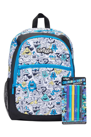 Smiggle - Set de mochila para pintar tu propia mochila "Lets Go"