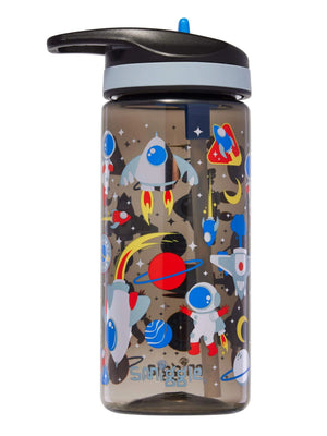 Smiggle - Lets Play Botella de agua con pajita sin BPA de 440 ml