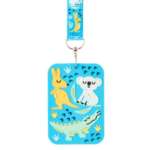 Smiggle - Tarjeta de identificación con cordón autobús y clase Lil' Mates Junior perfumada