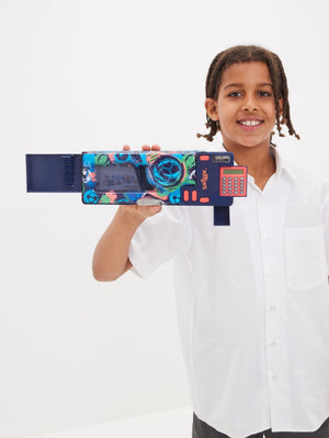 Smiggle - Estuche automático para lápices con calculadora Limitless