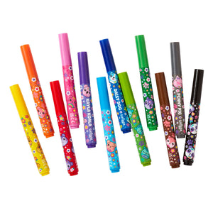 Smiggle - Paquete de 12 rotuladores Little Pals