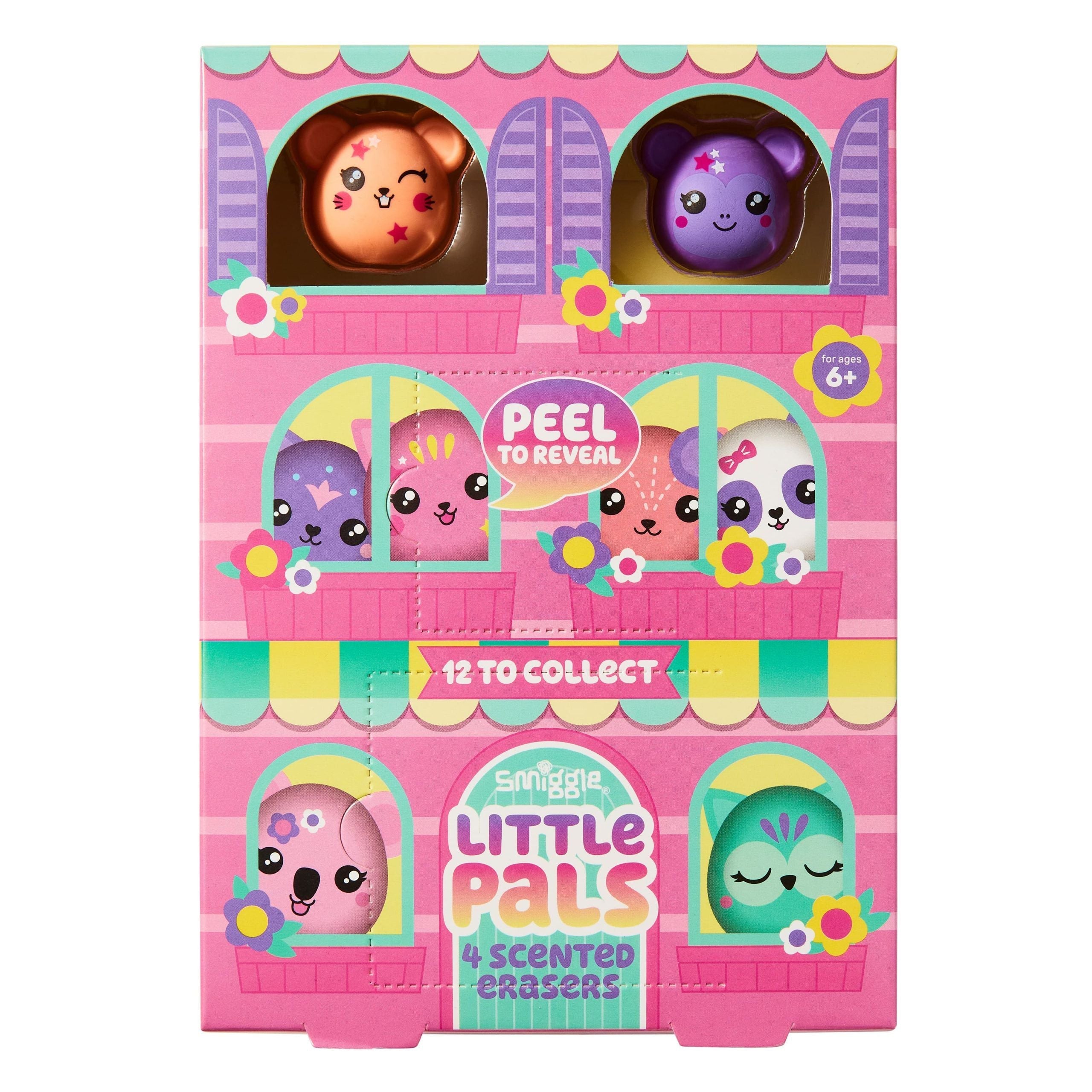 Smiggle - Paquete de Borradores Sorpresa Little Pals