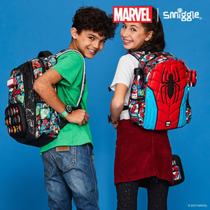 Smiggle - Mochila con capucha de Spider-Man Marvel Junior