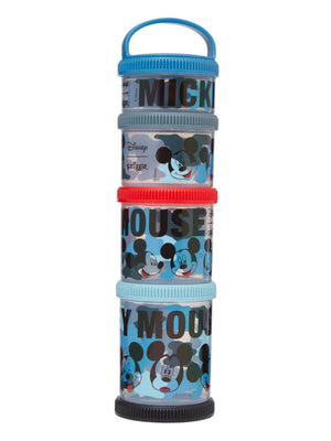 Smiggle - Contenedores de aperitivos y meriendas Mickey Mouse (paquete de 4)