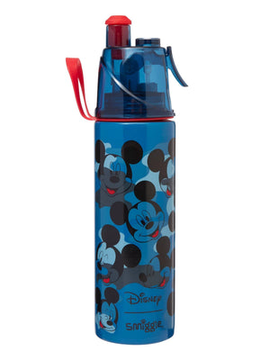Smiggle - Botella de acero de 500 ml con pulverizador de Mickey Mouse