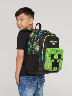 Smiggle - Set de 4 mochilas escolares Minecraft