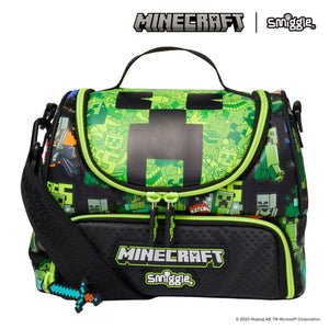 Smiggle - Minecraft Fiambrera Colgante de Doble Capa