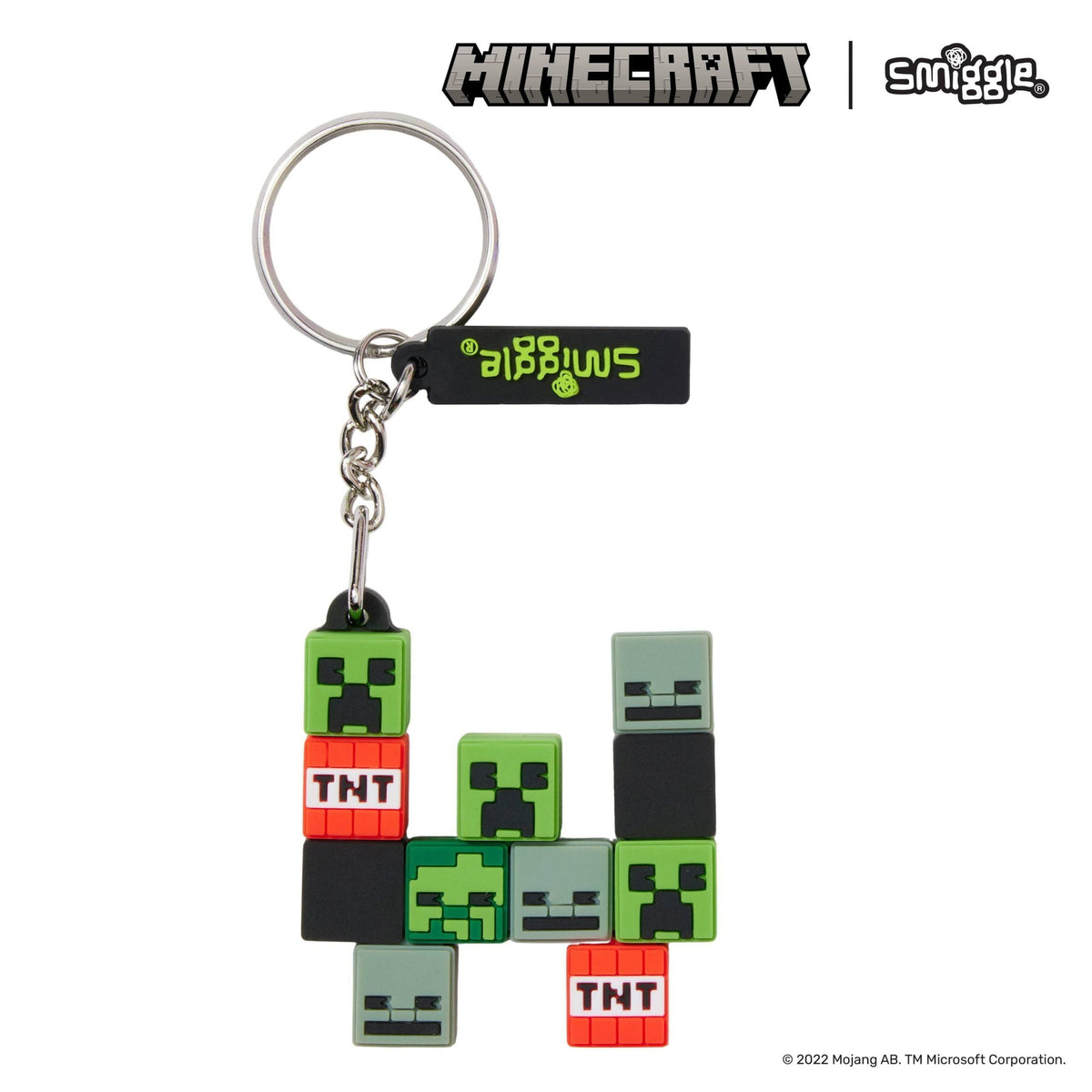 Smiggle - Llavero Minecraft con letra W
