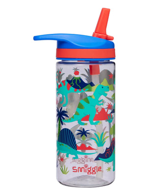 Smiggle - Botella de agua con pajita de 440 ml sin BPA