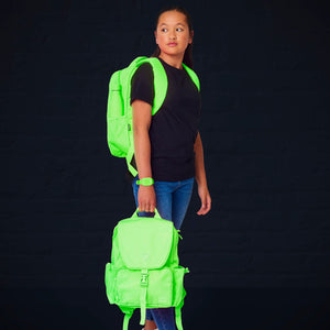 Smiggle - Mochila grande neón