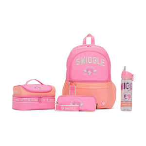 Smiggle - Set de mochila escolar - Paquete escolar rosa