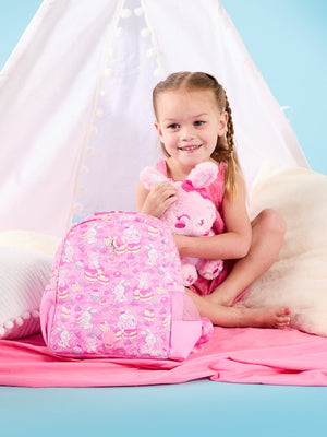 Smiggle - Mochila preescolar Out & About con juguete extraíble
