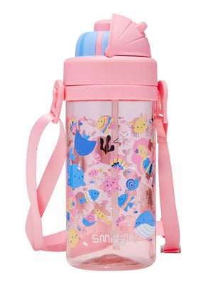 Smiggle - Botella de agua Over And Under Teeny Tiny sin BPA de 400 ml