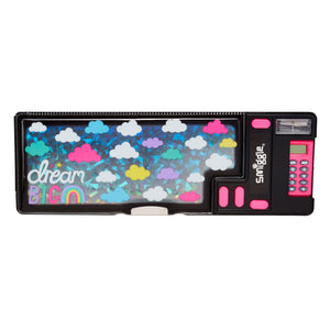 Smiggle - Estuche automático con calculadora Peppy Series