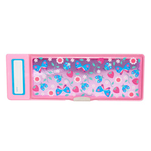 Smiggle - Estuche automático con calculadora, colección Peppy