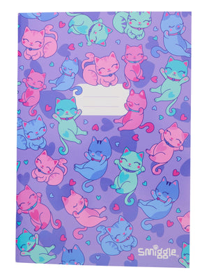 Smiggle - Cuaderno de rayas A5 divertido