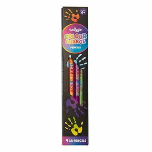 Smiggle - Paquete de 4 lápices que cambian de color