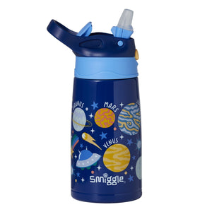 Smiggle - Botella de acero Sky Hi Junior de 400 ml