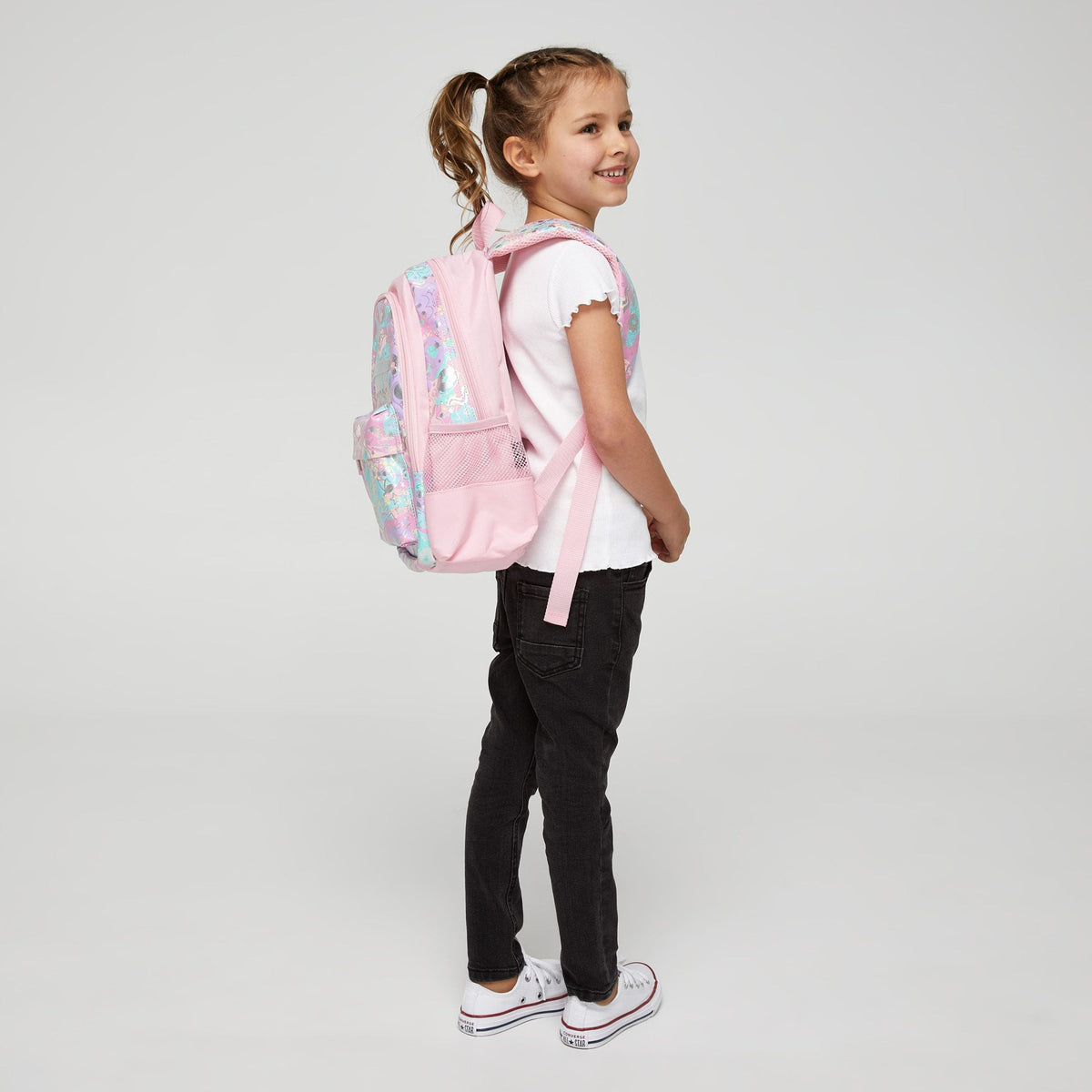 Smiggle - Sky Hi Mochila Junior con Identificación