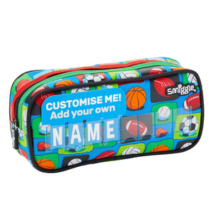 Smiggle - Estuche con Nombre de un Solo Compartimento Sky Hi Junior