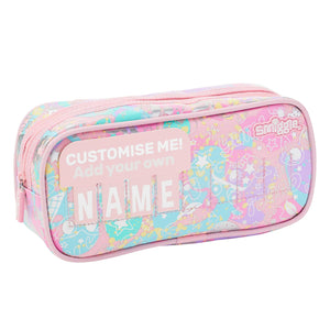 Smiggle - Estuche con Nombre de un Solo Compartimento Sky Hi Junior