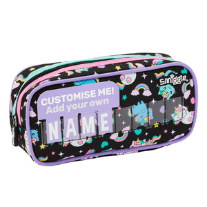 Smiggle - Estuche con Nombre de un Solo Compartimento Sky Hi Junior