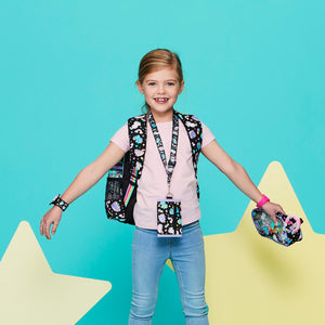 Smiggle - Estuche con Nombre de un Solo Compartimento Sky Hi Junior