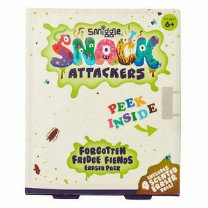 Smiggle - Pack de 4 gomas de borrar Snack Attackers