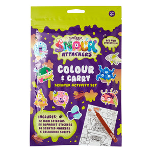 Smiggle - Mini kit de colorear Snack Attackers