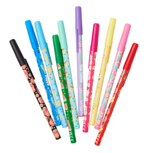 Smiggle - Bolígrafos Perfumados Snackies, Paquete de 10 unidades