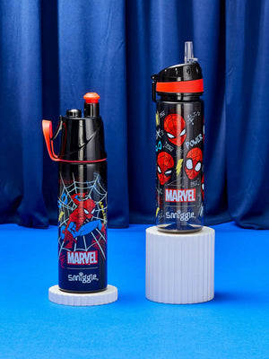 Smiggle - Botella de agua Spider-Man de 650 ml sin BPA