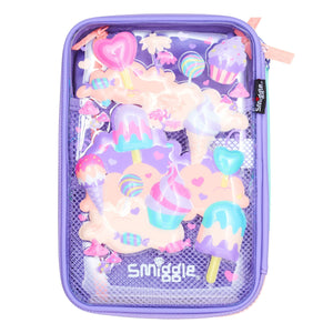 Smiggle - Estuche Escolar Rígido de Unicornio Triple Splendor