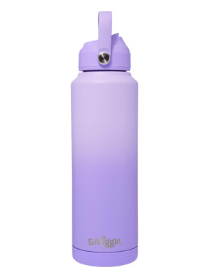 Smiggle - Botella de agua de acero inoxidable aislada Squiggle de 1.2 L