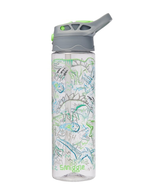 Smiggle - Botella de agua sin BPA de 650 ml con boquilla automática Super Charge
