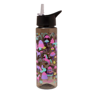 Smiggle - Botella de agua de 750 ML con pajita, sin BPA, modelo Vibin