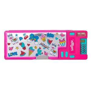 Smiggle - Estuche automático para lápices con calculadora Vibin