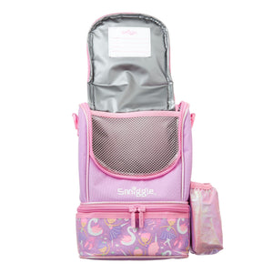 Smiggle - Lonchera y bolsa de viaje con correa Wander Junior