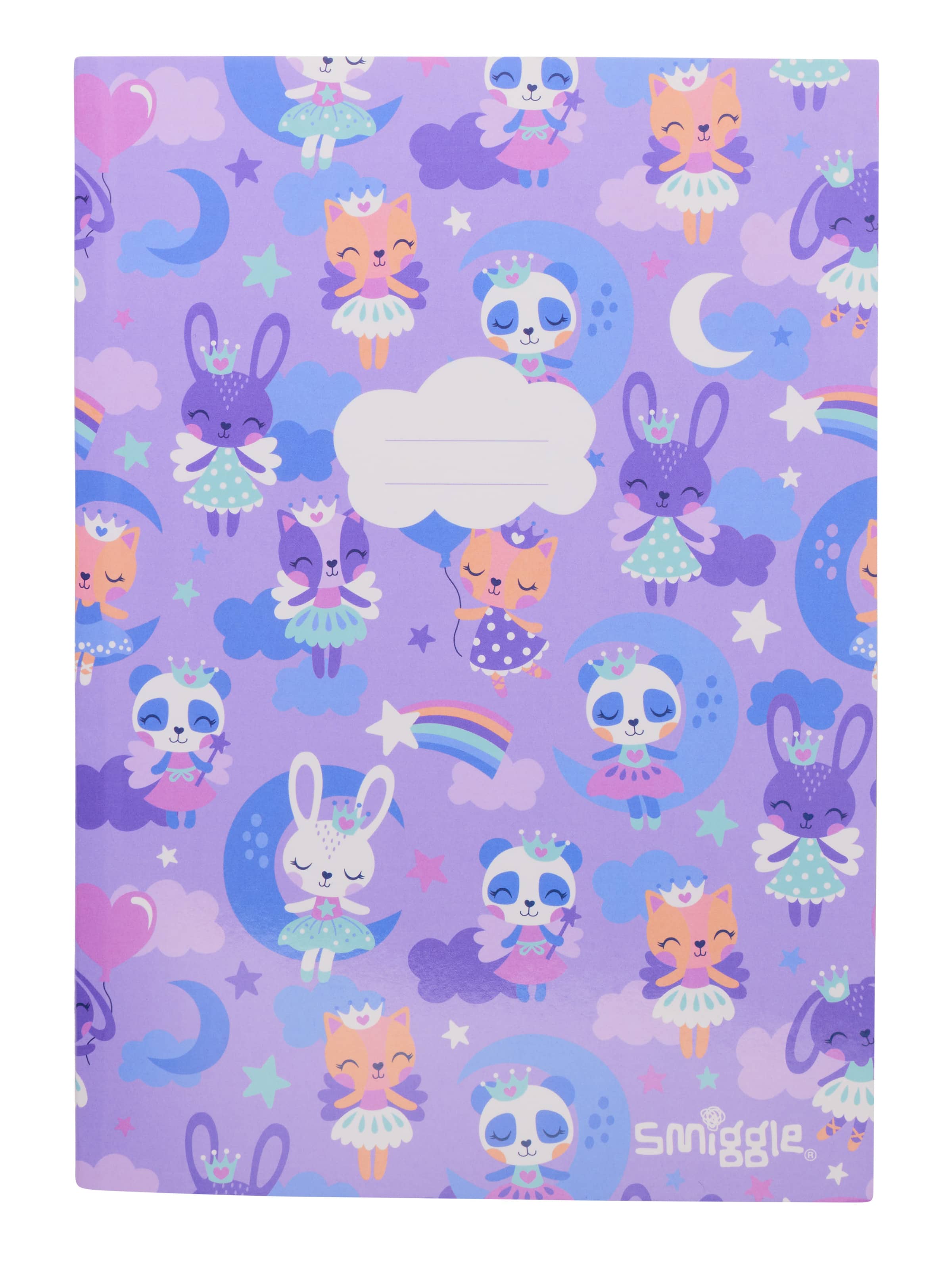 Smiggle - Cuaderno de ejercicios rayado A5 Wish