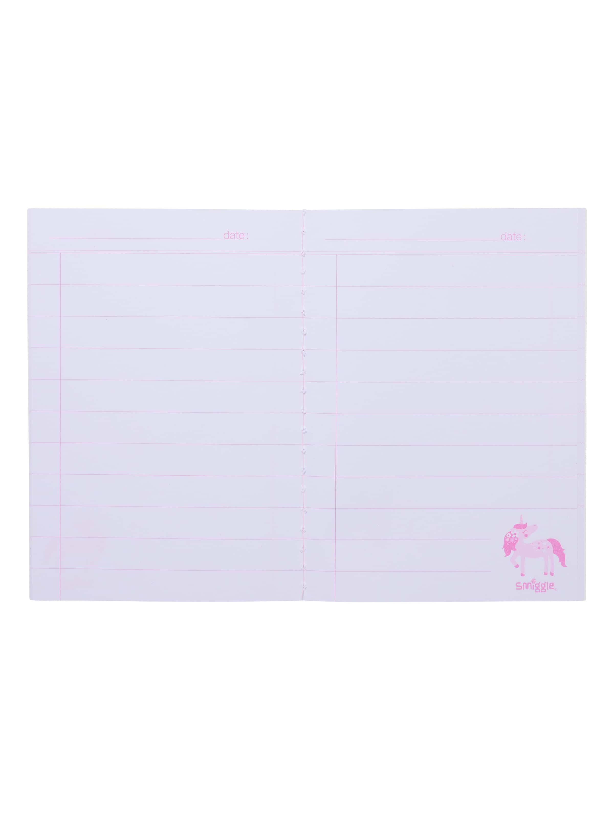 Smiggle - Cuaderno A6 de Rayas Wish