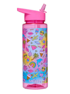 Smiggle - Mi verano en el país de las maravillas botella de agua de 750 ml sin BPA