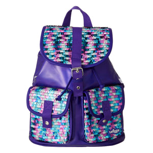 Smiggle - Mochila con lentejuelas rubí
